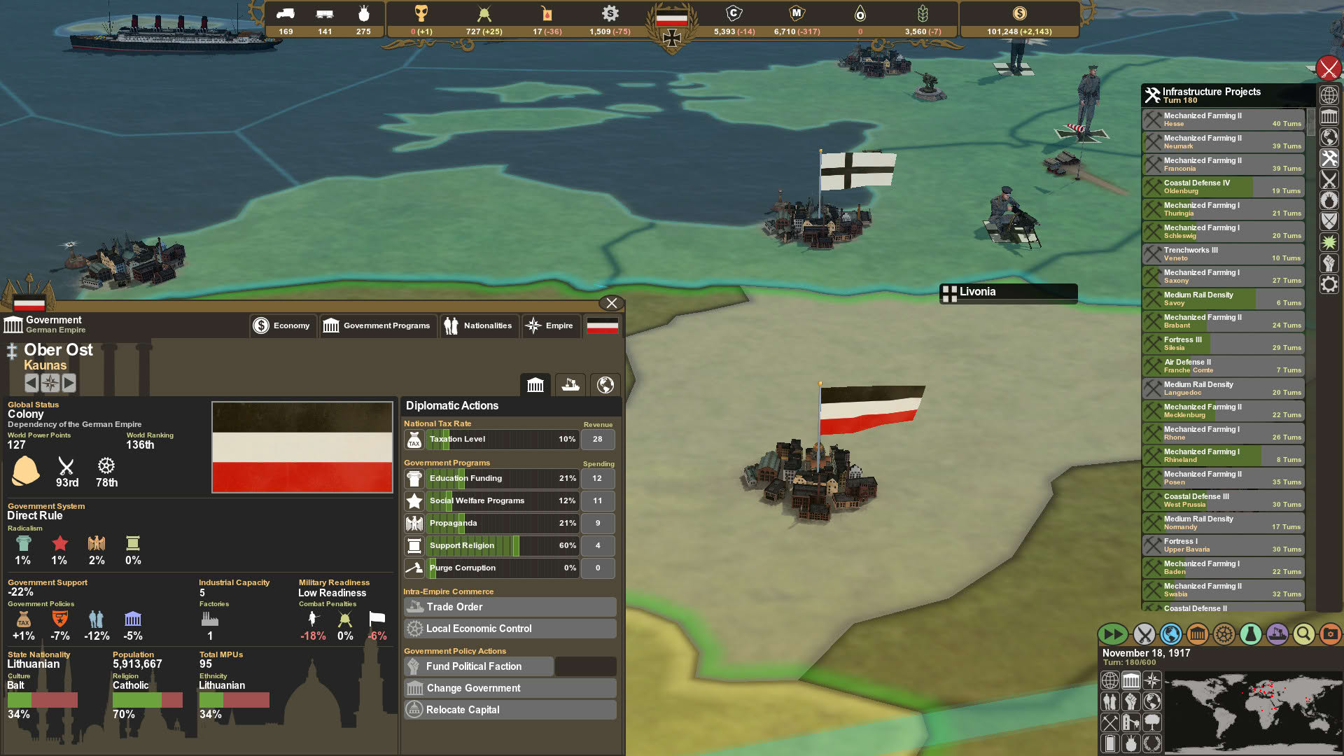 Screenshot for Making History: The First World War