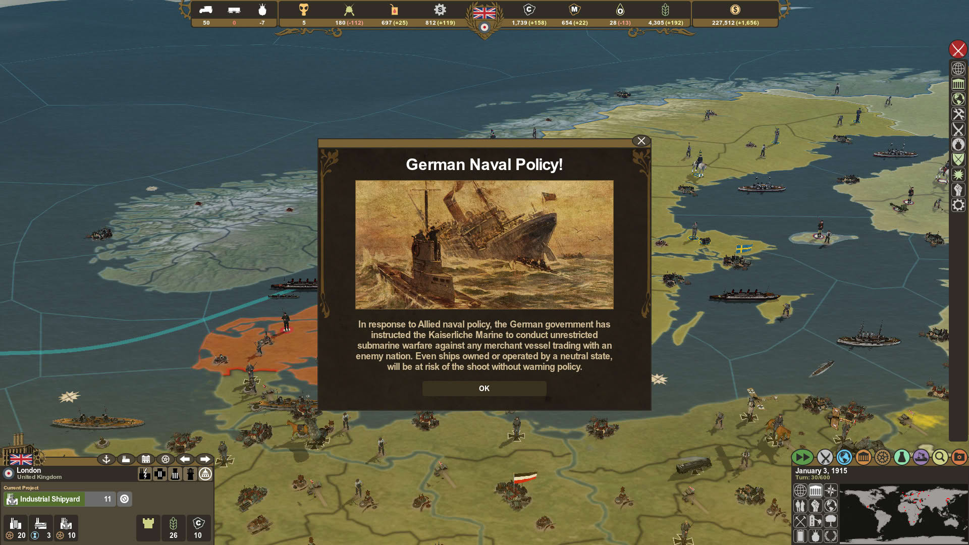 Screenshot for Making History: The First World War