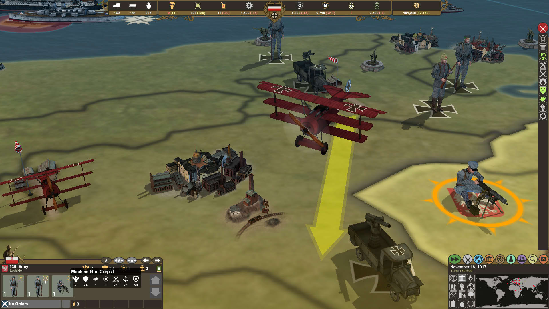 Screenshot for Making History: The First World War
