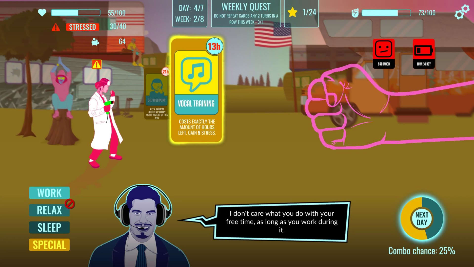 Screenshot for Invisible Fist