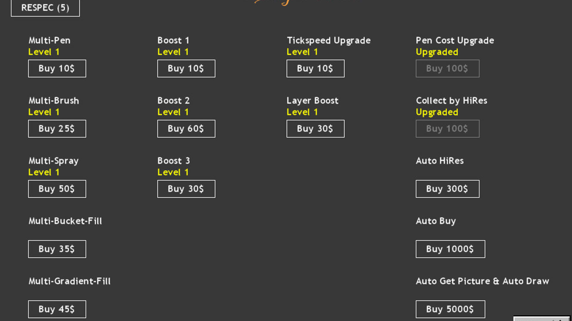 Screenshot for Artist Idle