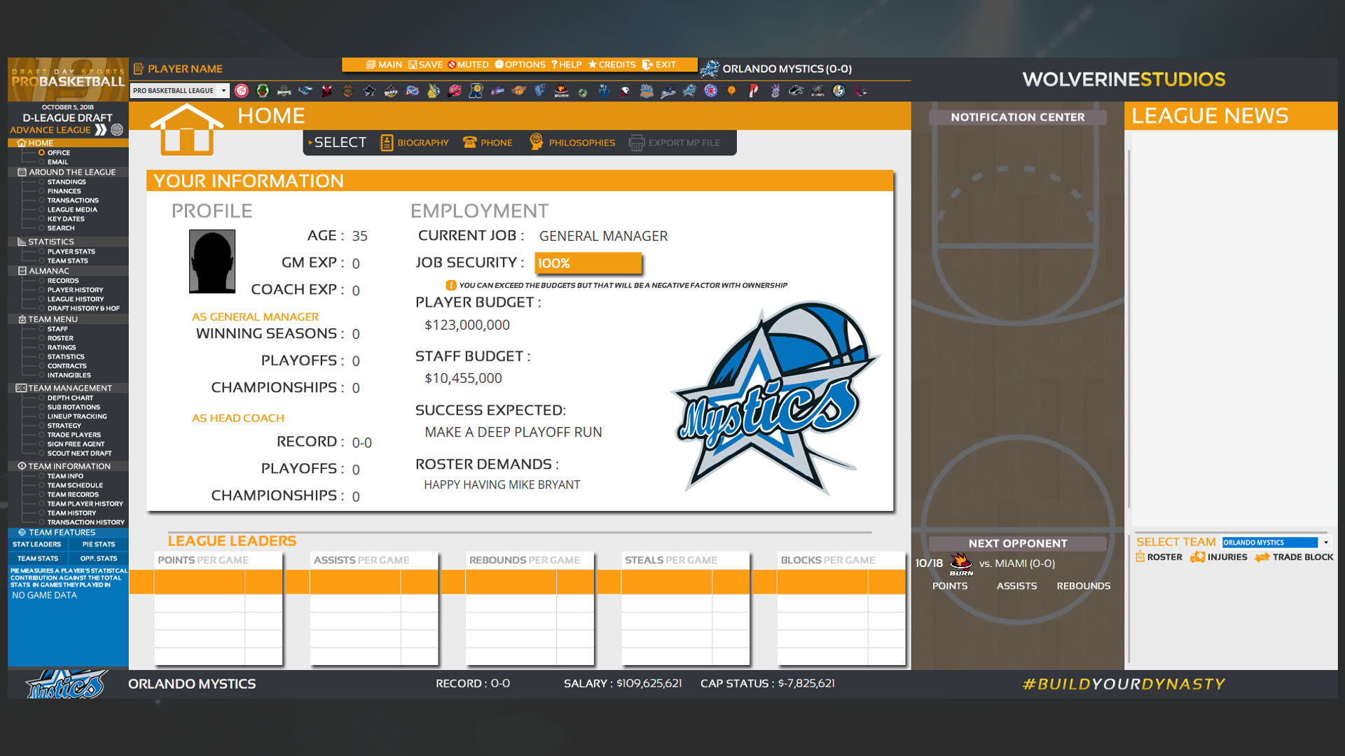 Screenshot for Draft Day Sports: Pro Basketball 2019