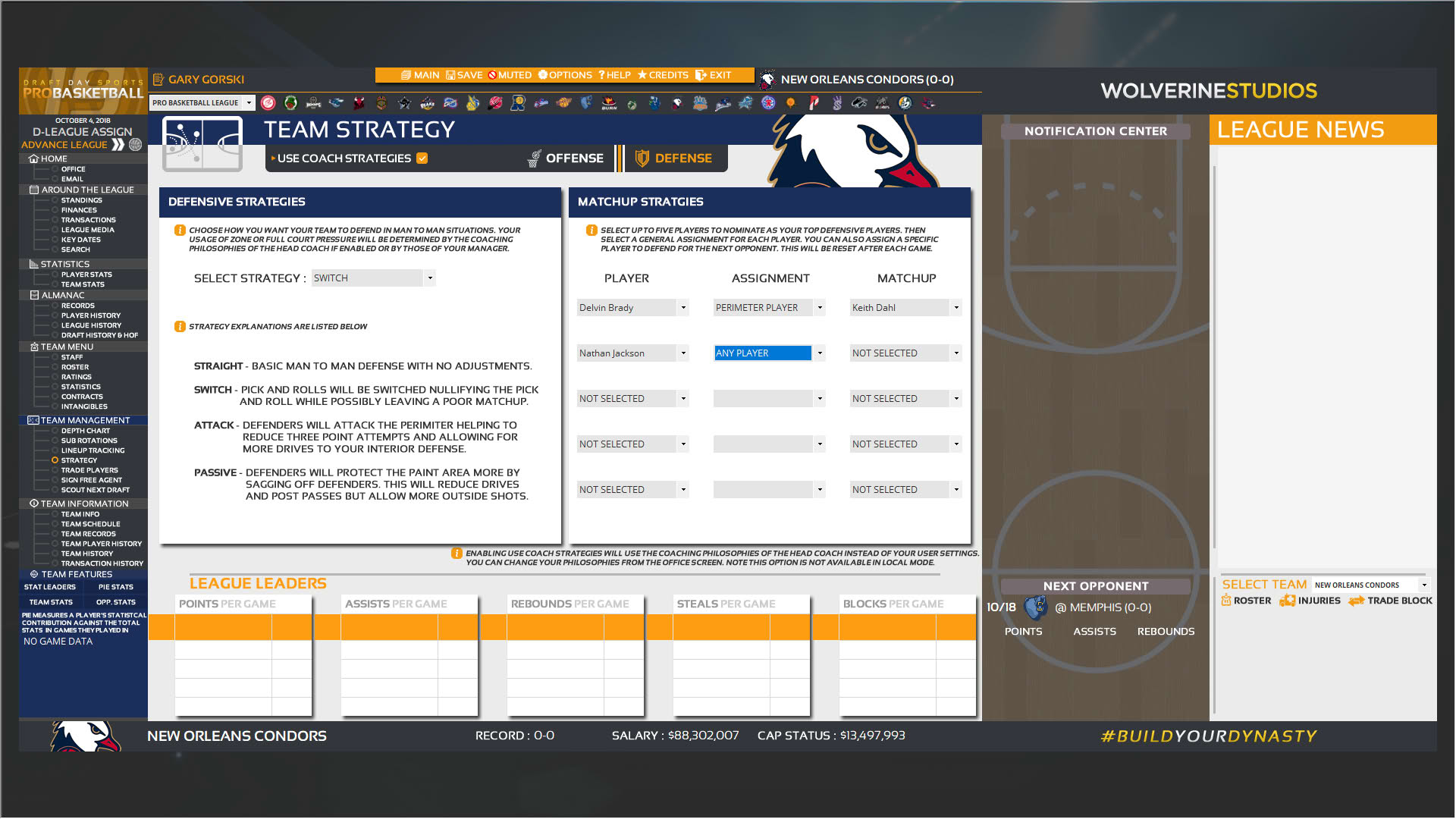 Screenshot for Draft Day Sports: Pro Basketball 2019