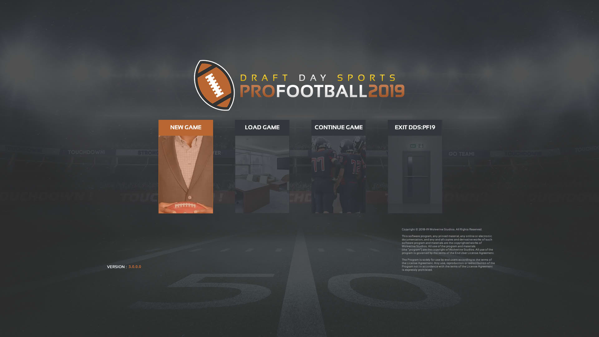 Screenshot for Draft Day Sports: Pro Football 2019