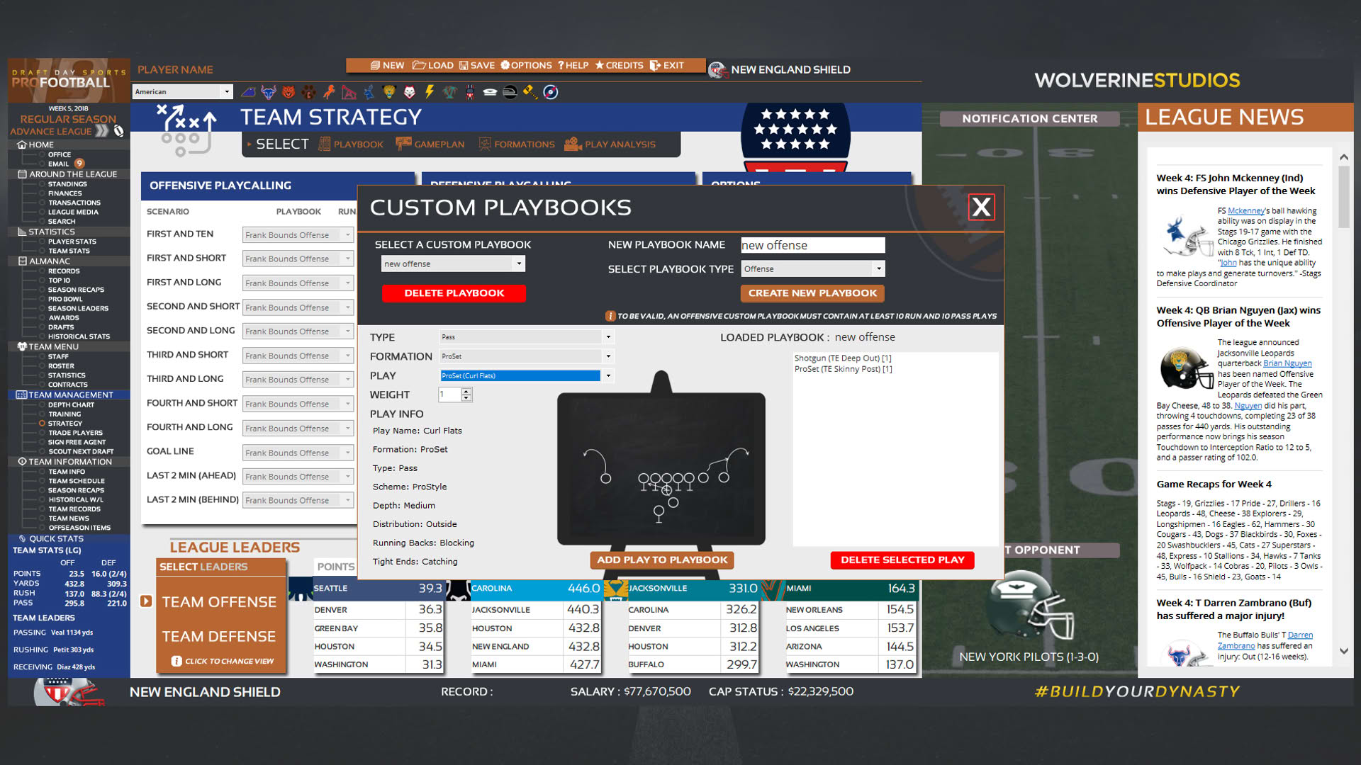 Screenshot for Draft Day Sports: Pro Football 2019