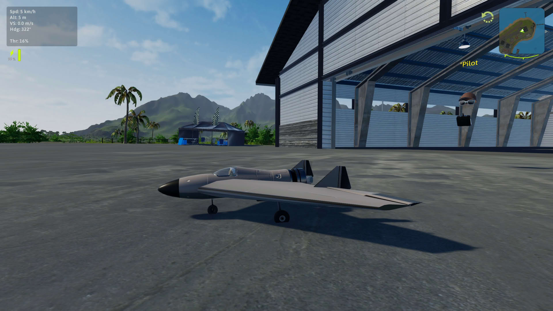 Screenshot for Balsa Model Flight Simulator