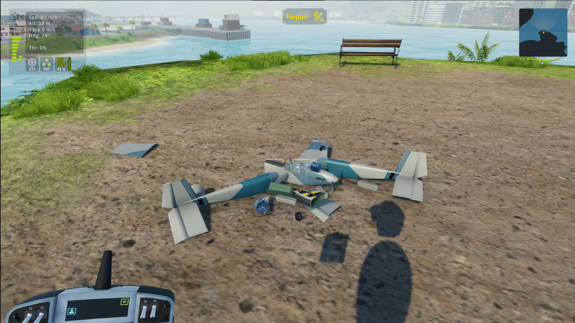 Screenshot for Balsa Model Flight Simulator