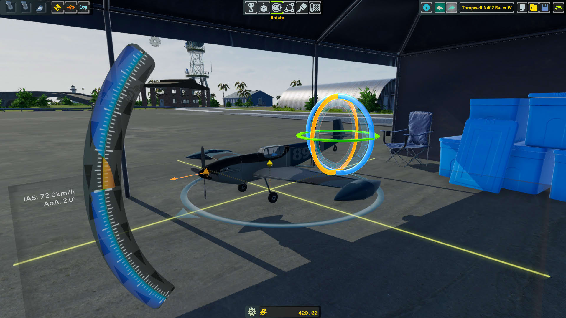 Screenshot for Balsa Model Flight Simulator
