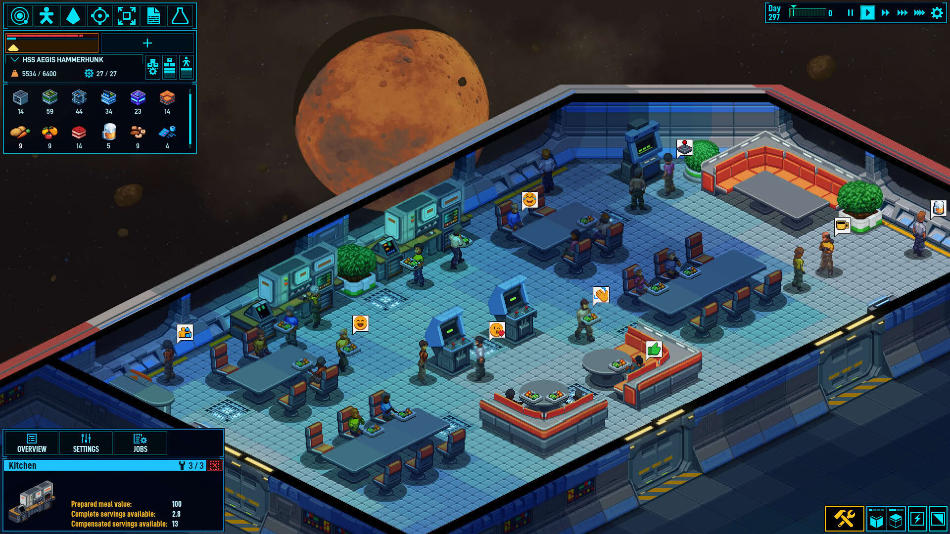 Screenshot for Space Haven