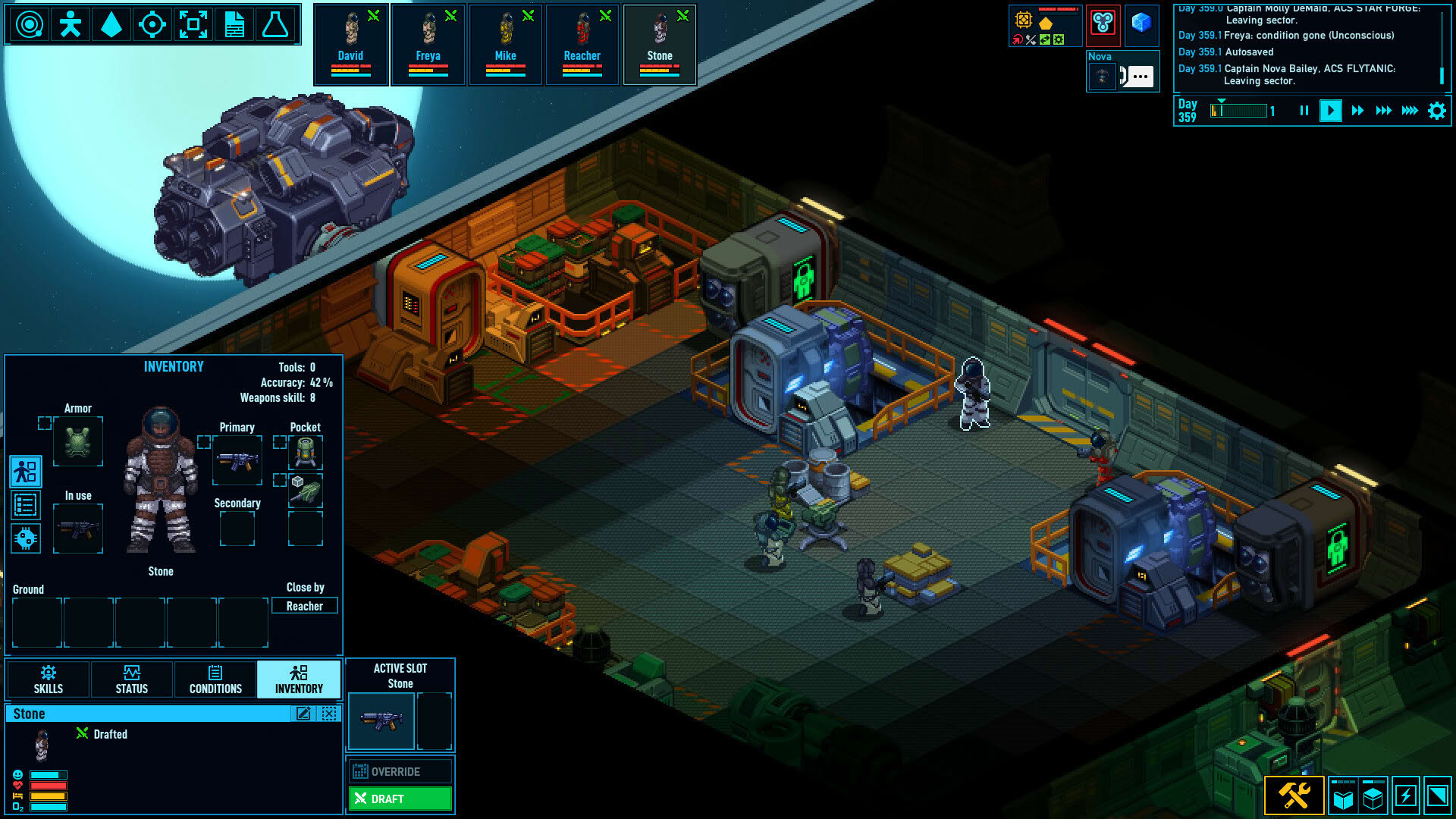 Screenshot for Space Haven