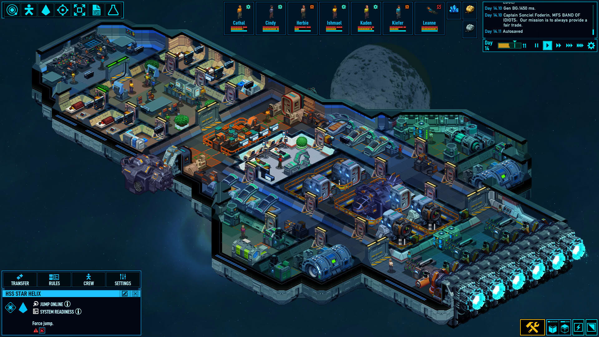 Screenshot for Space Haven