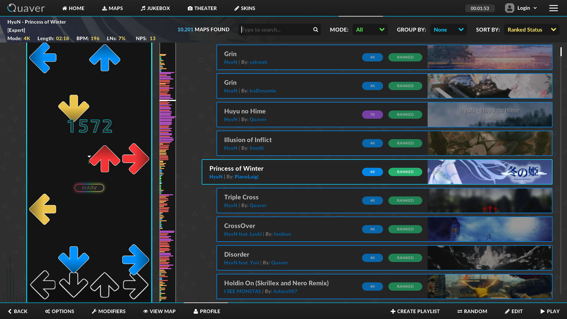 Screenshot for Quaver