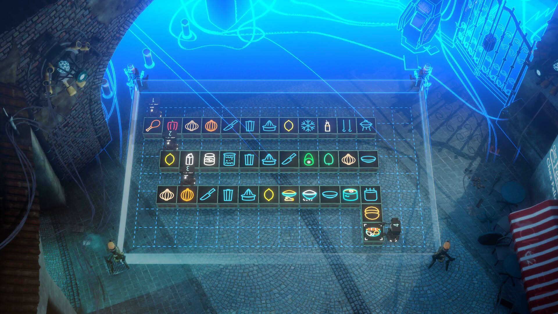 Screenshot for Neon Noodles: Cyberpunk Kitchen Automation
