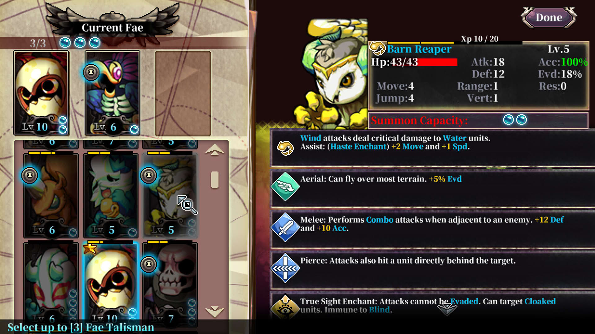 Screenshot for Fae Tactics