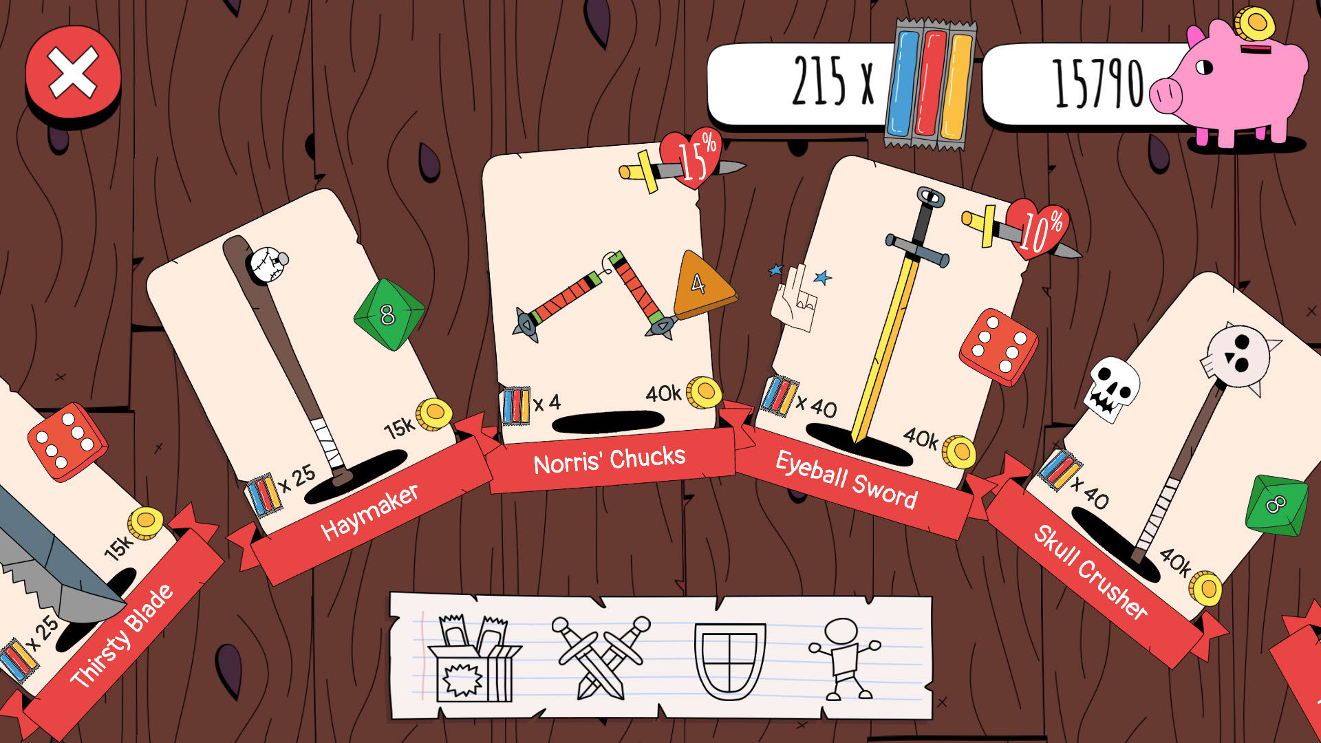Screenshot for Knights of the Card Table