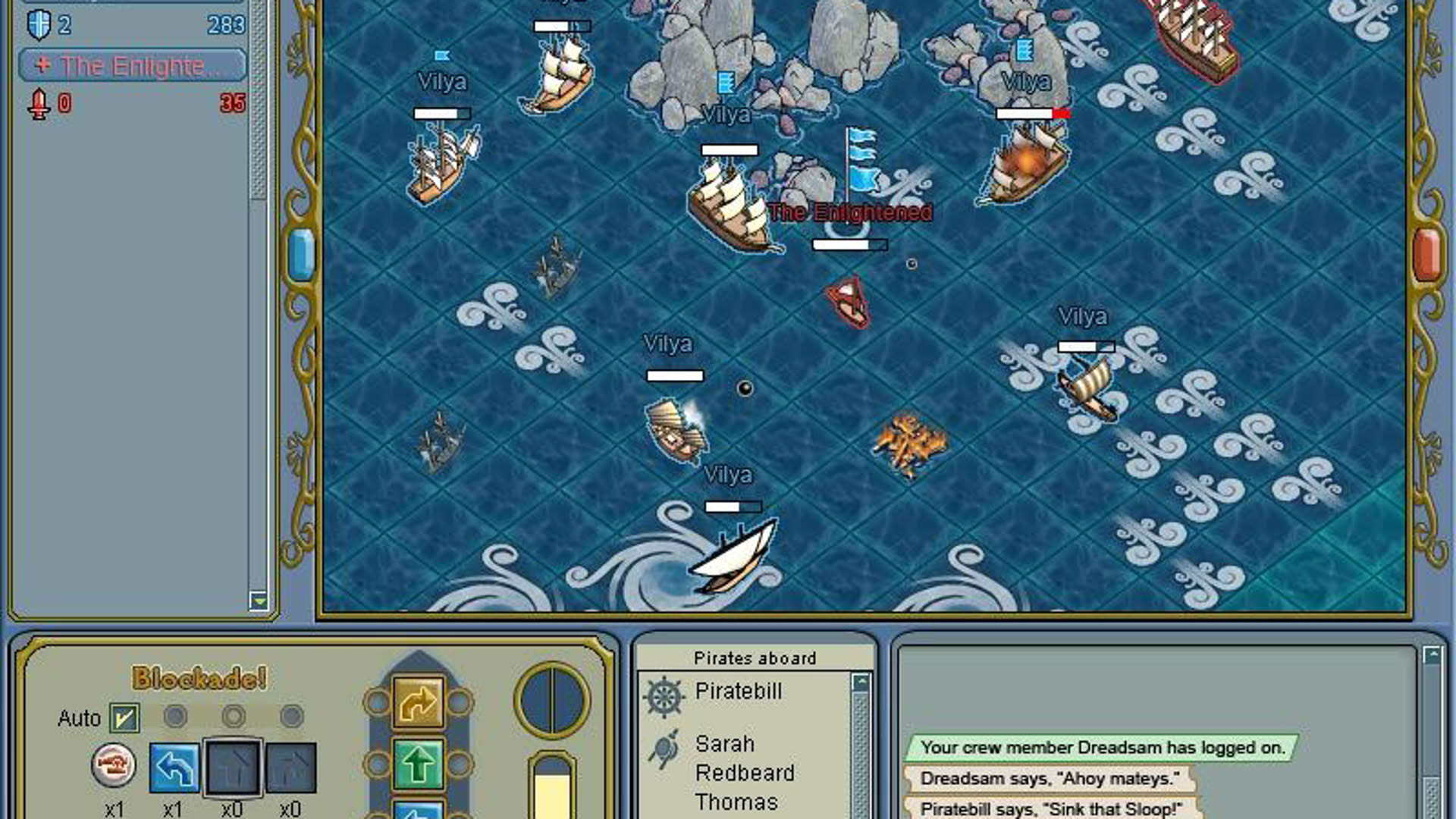 Screenshot for Puzzle Pirates