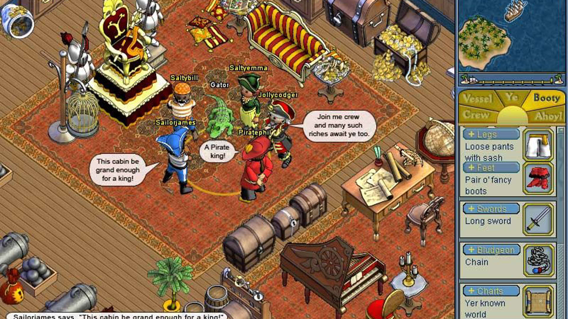 Screenshot for Puzzle Pirates