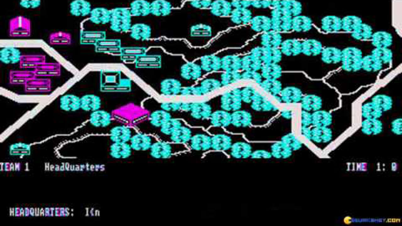 Under Fire! gameplay (PC Game, 1985)