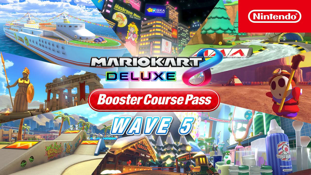 Wave 5 of the Mario Kart 8 Deluxe – Booster Course Pass launches July 12th!