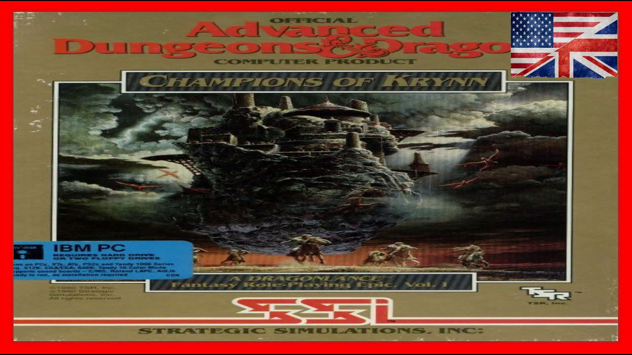 Champions of Krynn (1990) PC FPA Adventure