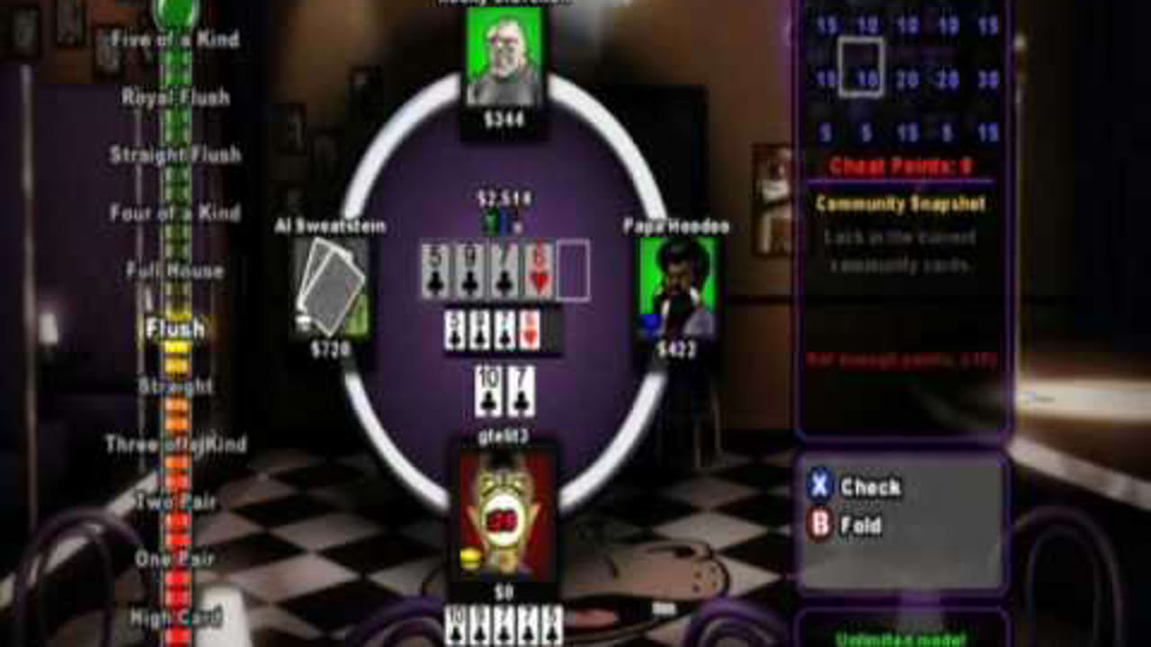 Texas Cheat 'Em Gameplay