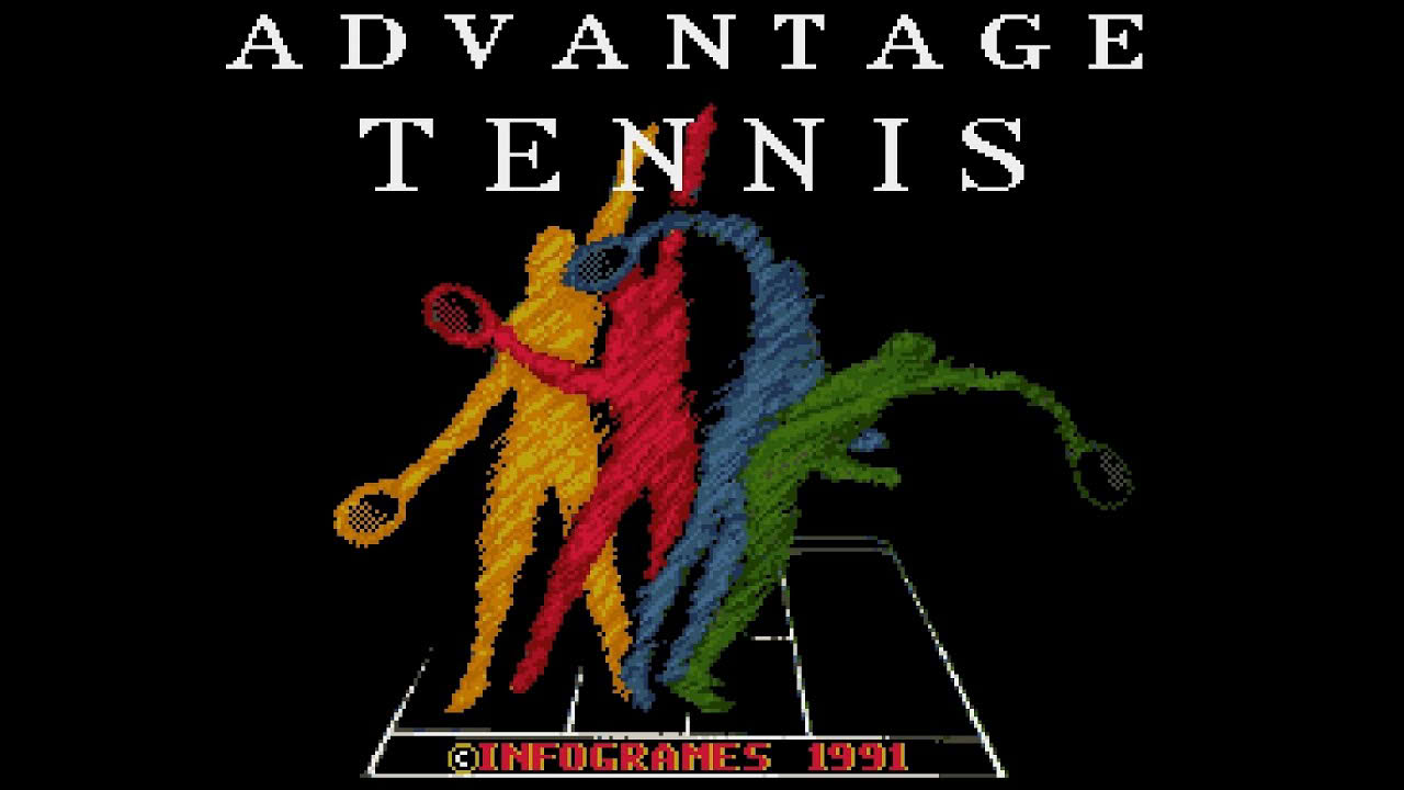 Advantage Tennis (Amiga 50Hz) - Intro / Attract Mode