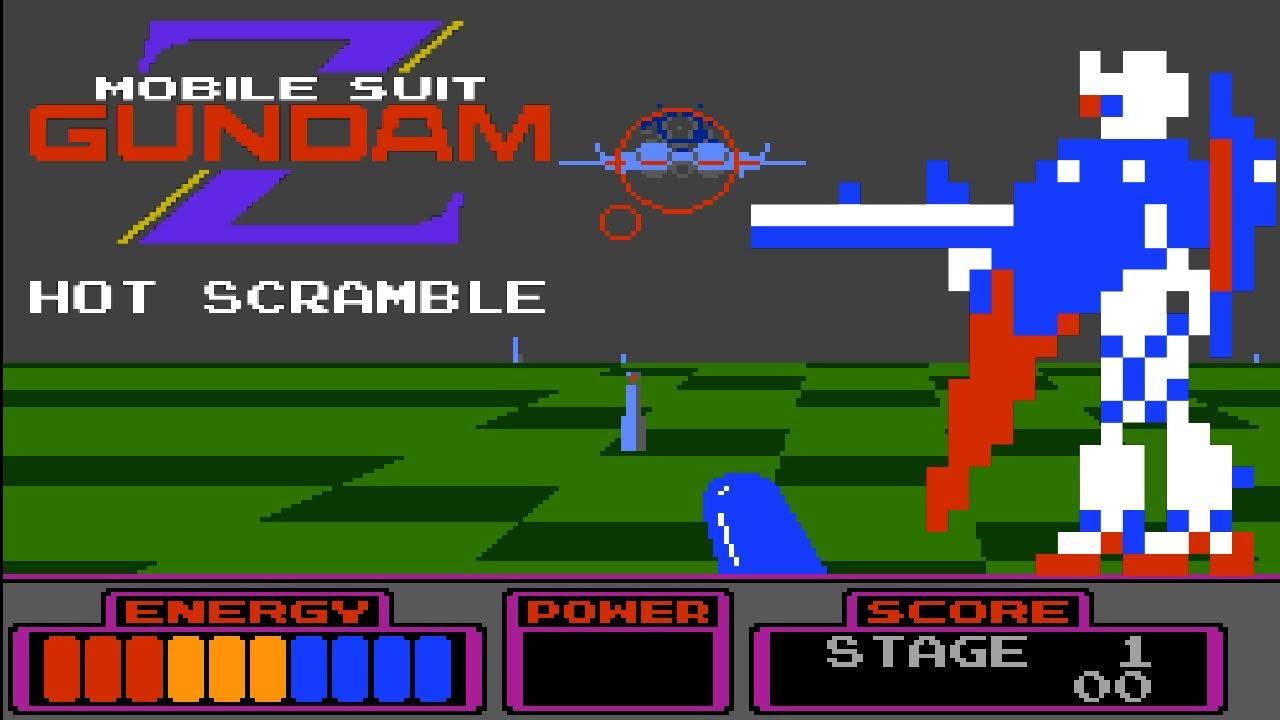 Mobile Suit Z Gundam: Hot Scramble (FC · Famicom) original video game | 26-stage session 🎮