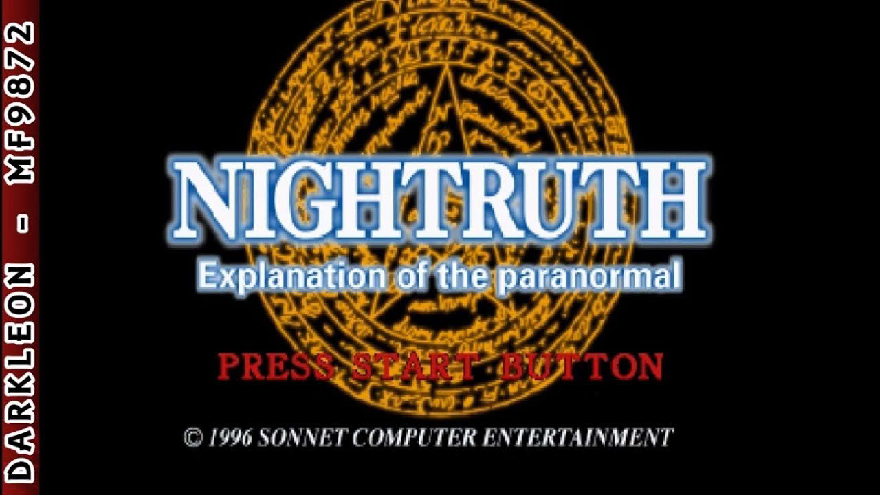 PlayStation - Nightruth - Explanation of the paranormal - "Yami no Tobira" (1996) - Opening