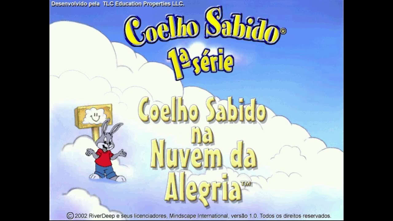 Coelho Sabido na Nuvem da Alegria: 1ª Série (2002) - CD-ROM Completo PT-BR