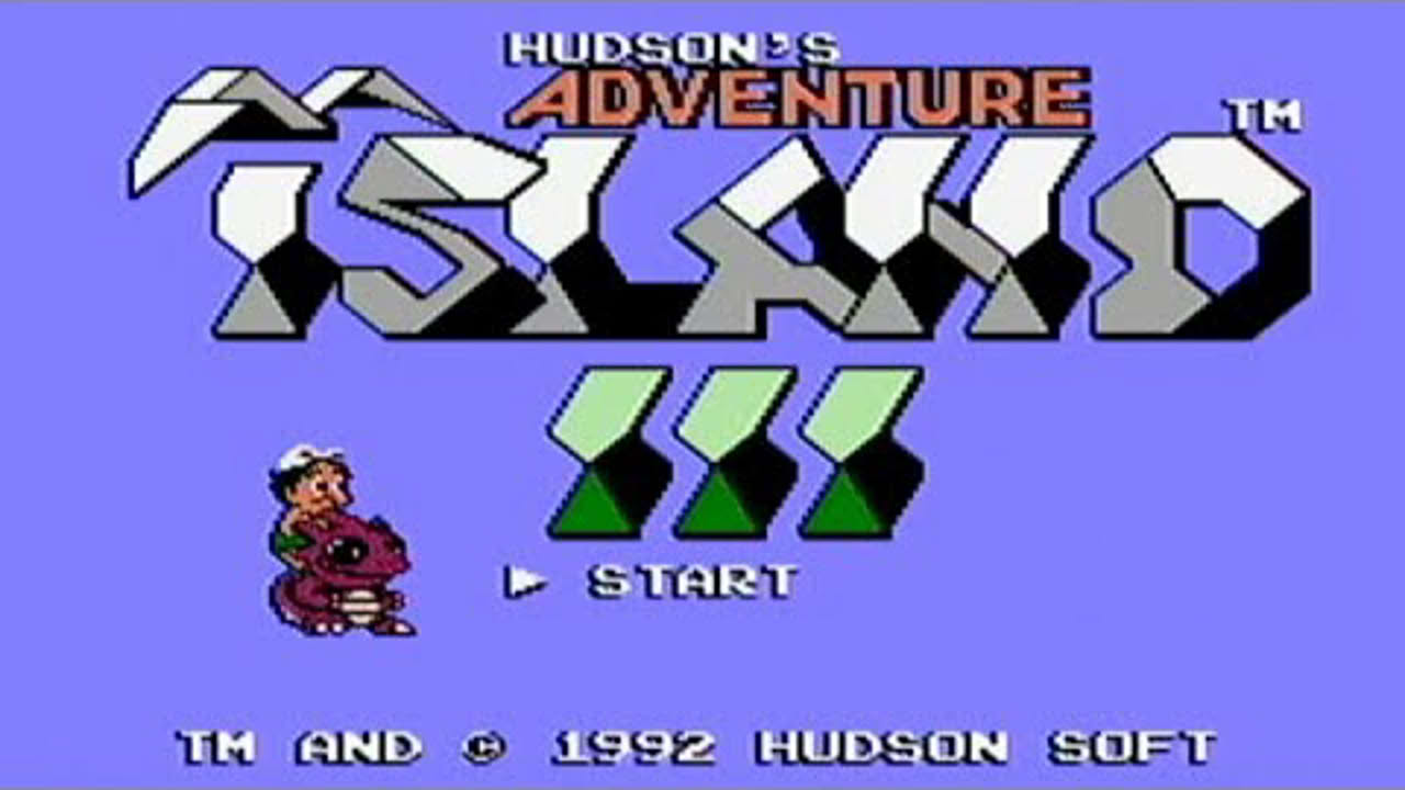 Adventure Island 3 (NES) - Hudson Soft, Sept 1992 | NESguide 240p