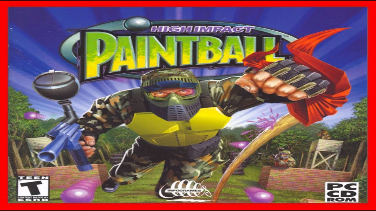 High Impact Paintball (2000) PC FPS Sport Paintball Shooter
