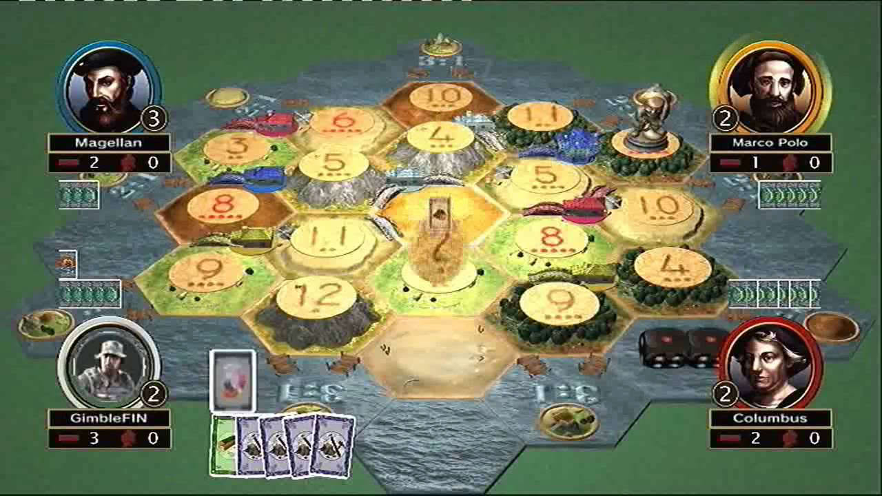 Catan single player gameplay 1/3 [PS3]