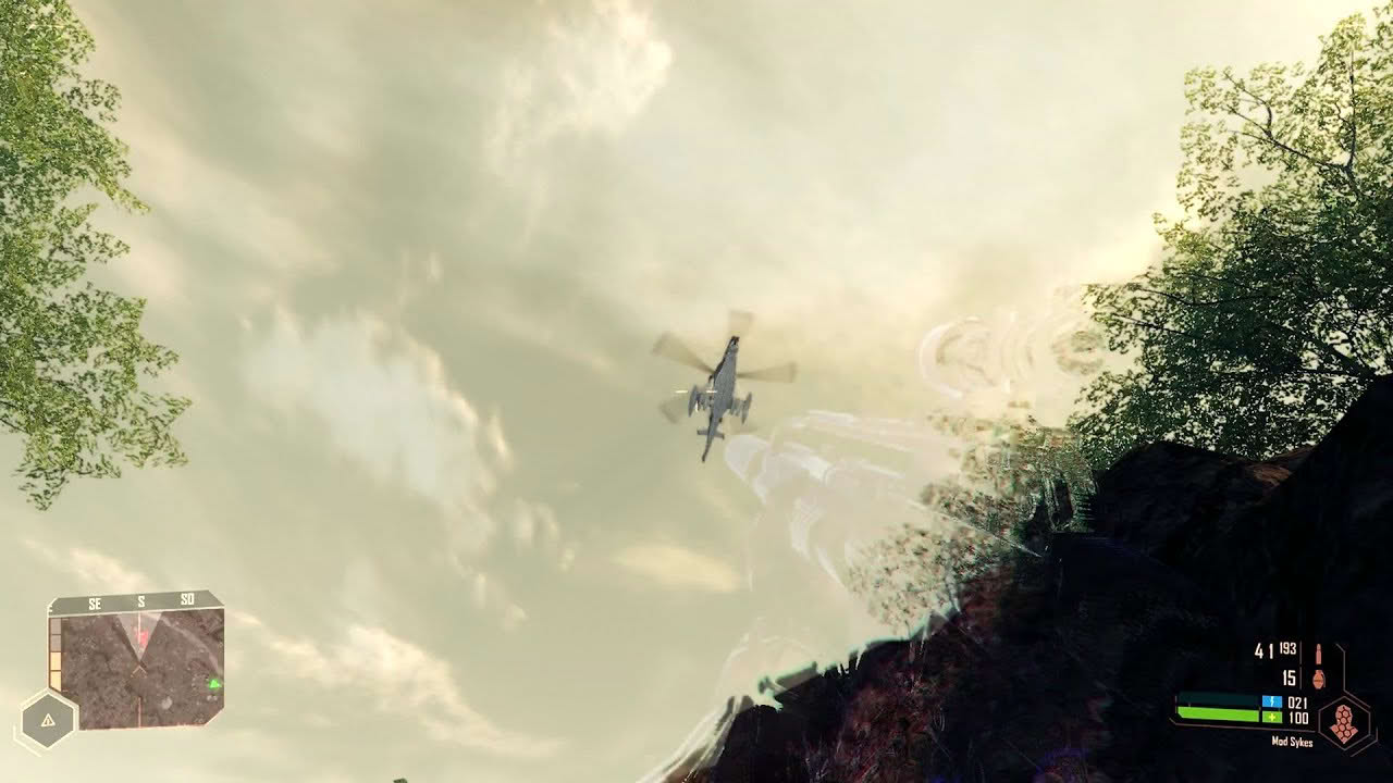 [Crysis Warhead] - Gameplay - Copter Vs Granades - Full HD