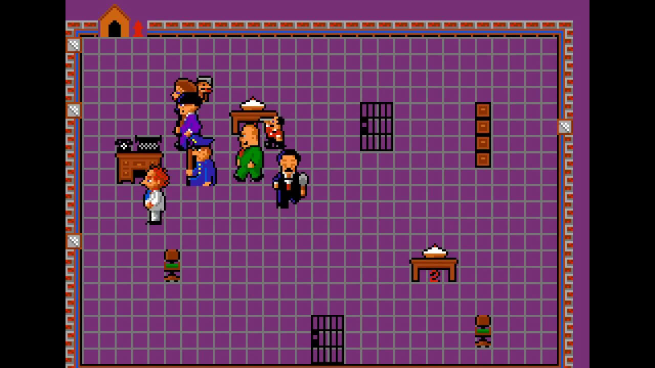 Arcade Game: Three Stooges In Brides Is Brides (1984 Mylstar) 3-Player Co-Op