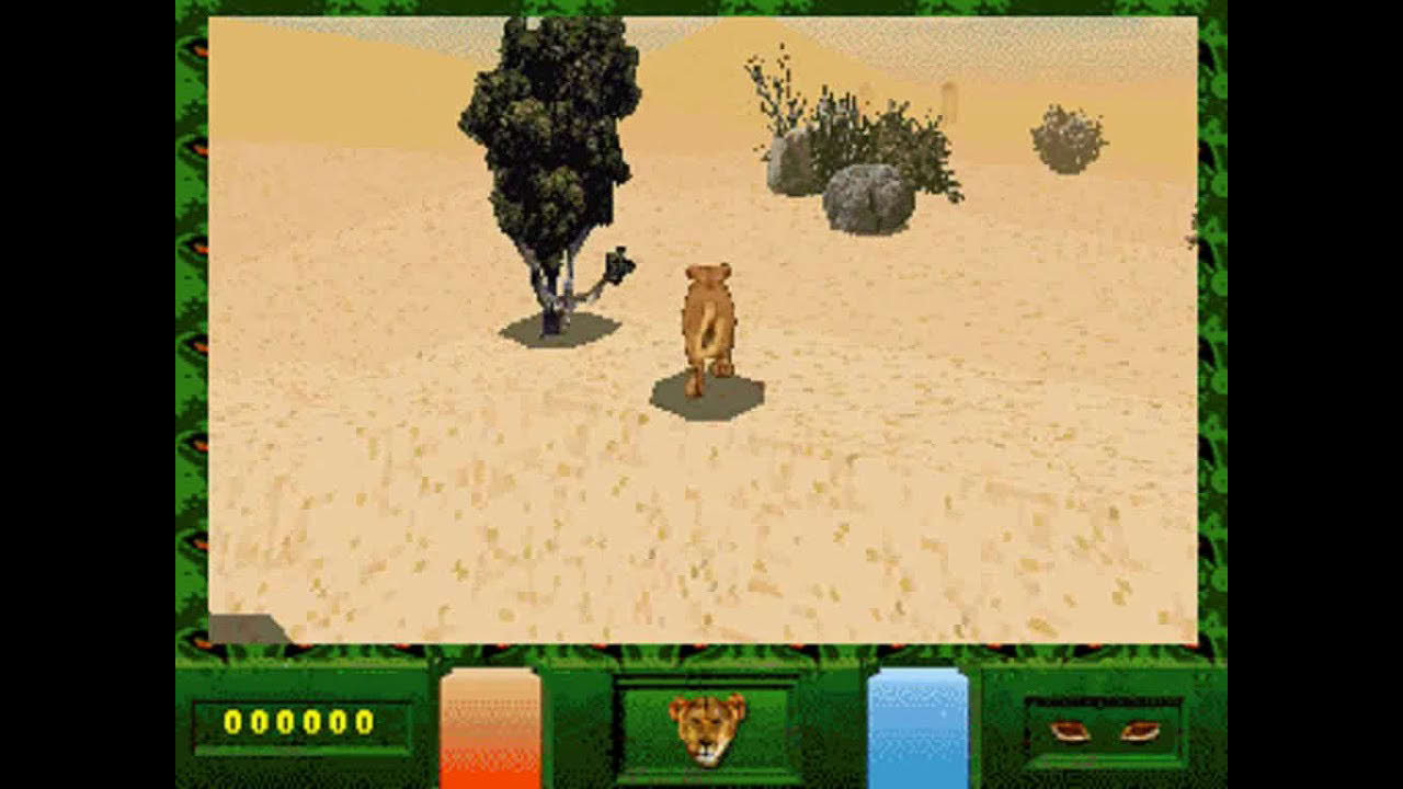 Savage young lioness - The big hunt (Windows game 1996)