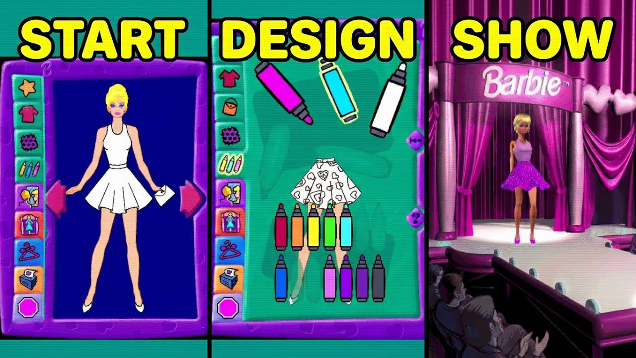 Barbie Fashion Designer (1996, PC) - Longplay