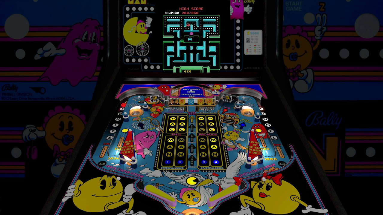 Baby Pac-Man Arcade 1.7 Million Points (PinMAME + VPX)