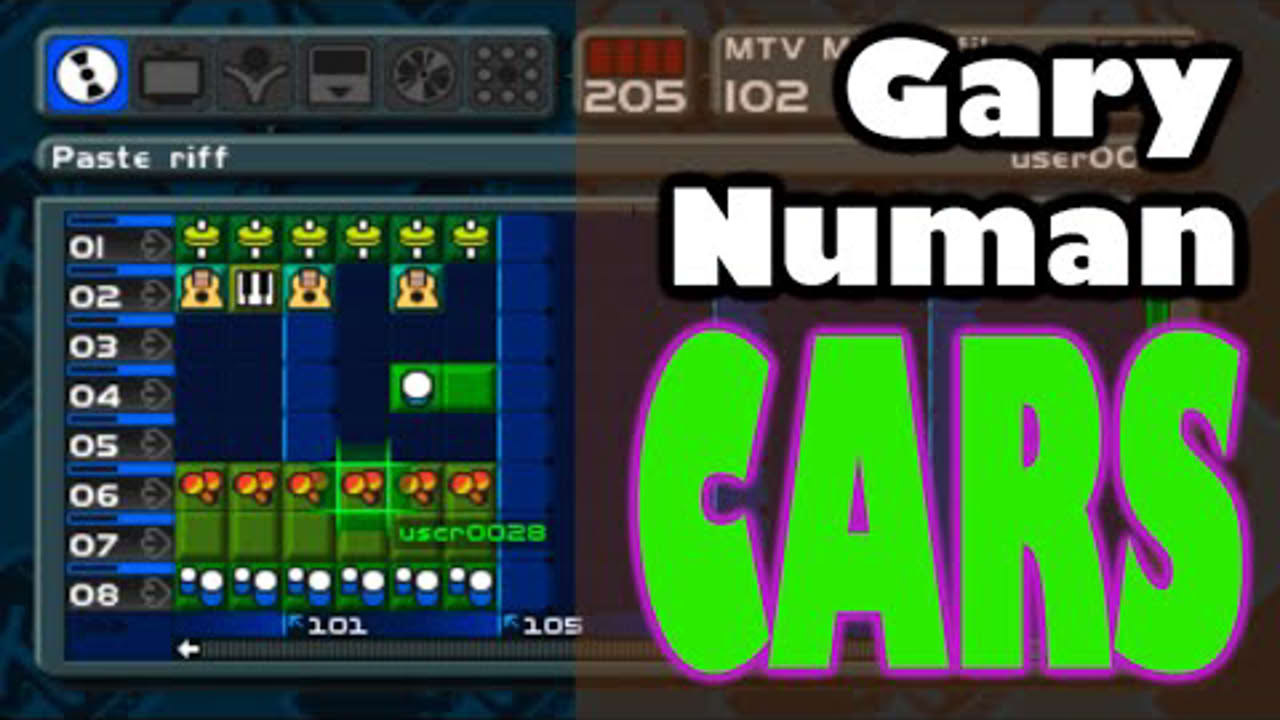 Gary Numan - Cars - MTV Music Generator PS1 cover