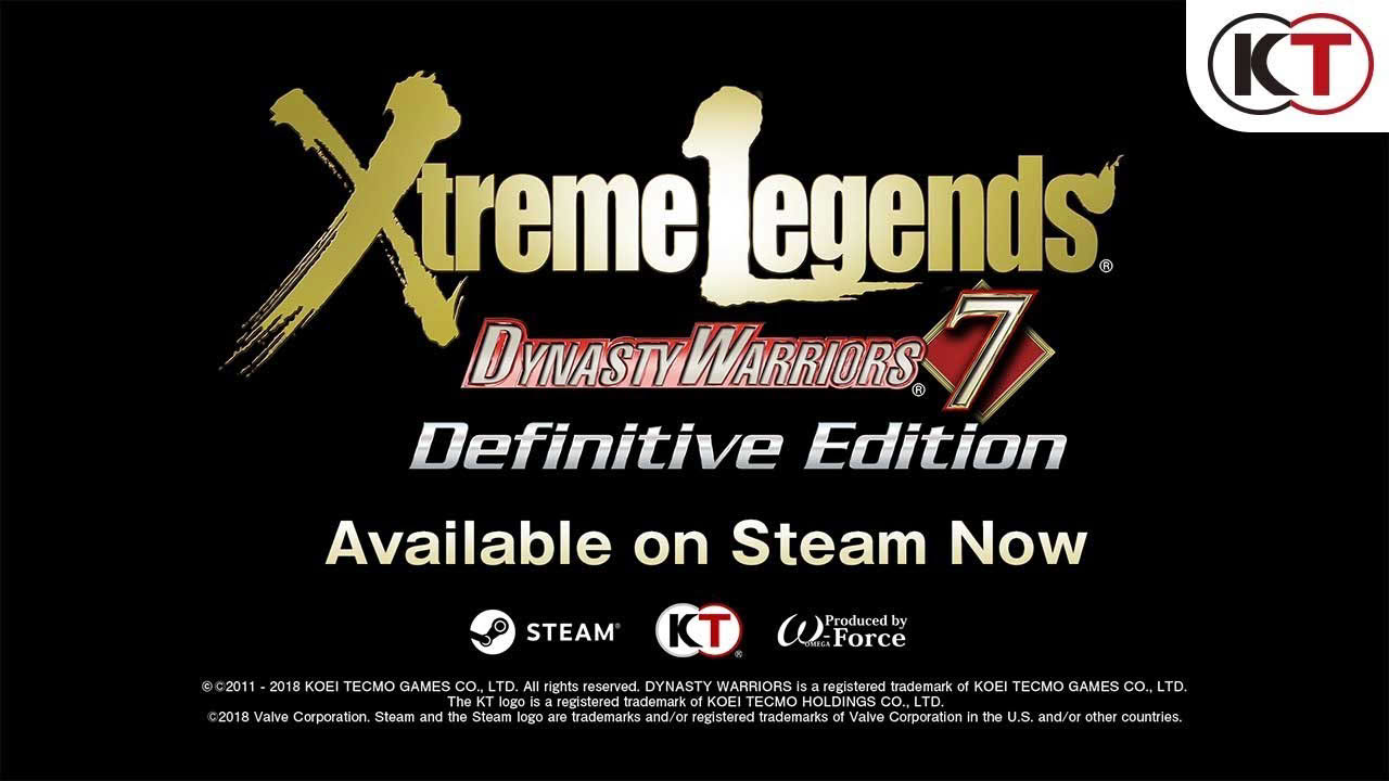 Dynasty Warriors 7 Xtreme Legends Definitive Edition - Steam Trailer