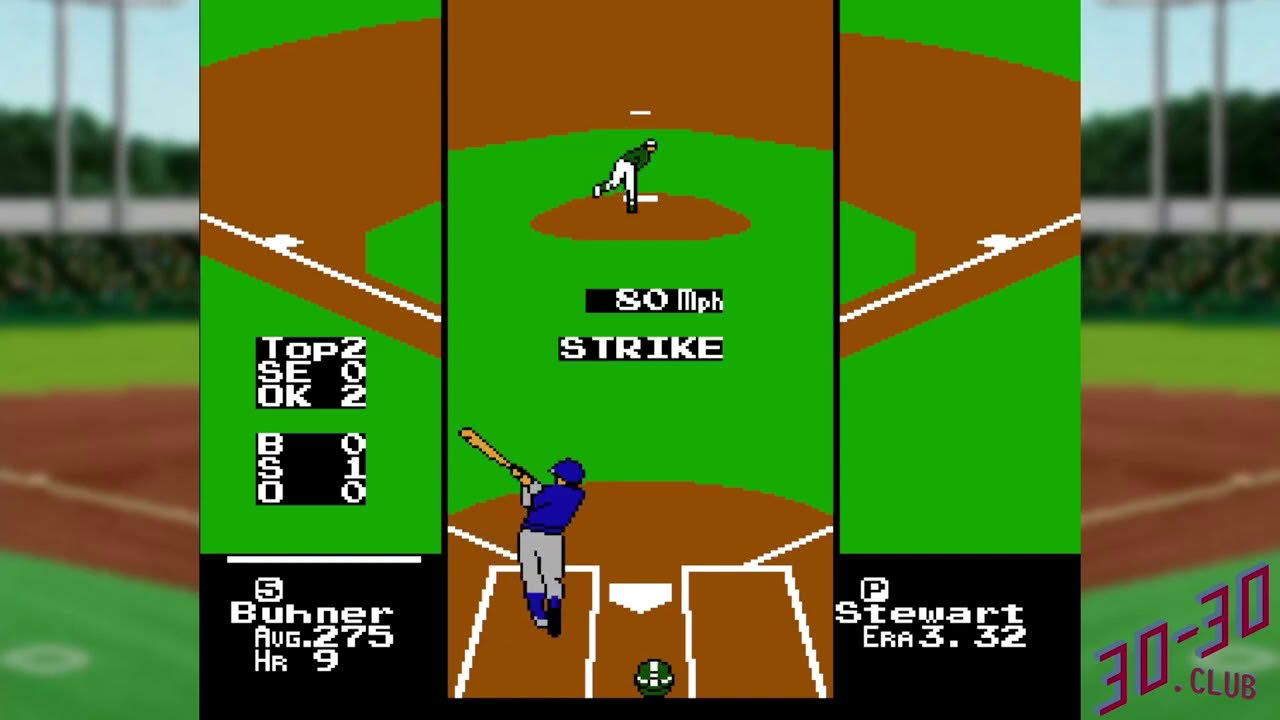 R.B.I. Baseball 2 (NES) - Gameplay
