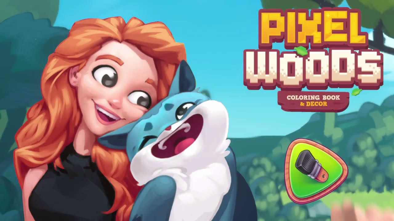 Pixelwoods: Coloring & Decor - Official trailer