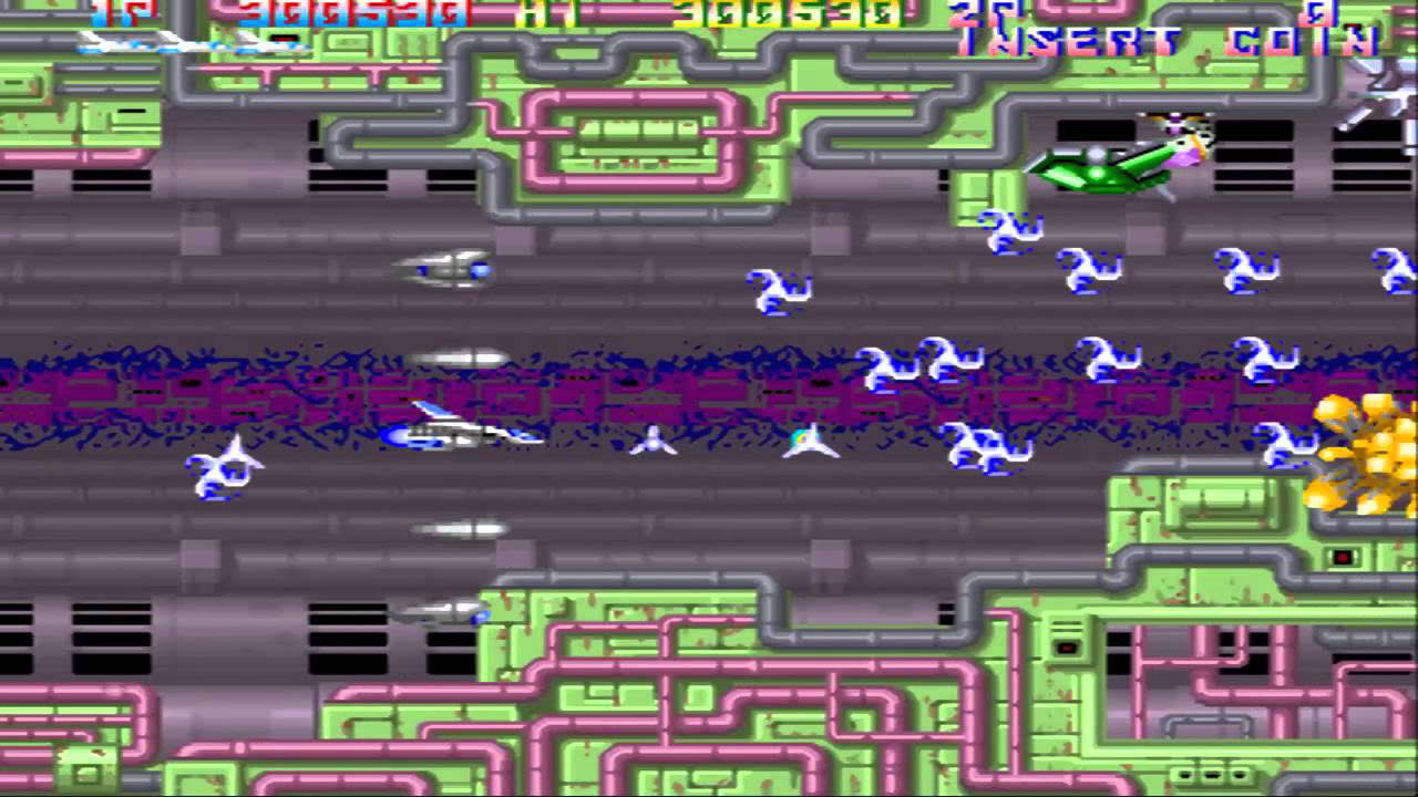 Thunder Cross 2 (Arcade/Konami/1991) [720p]