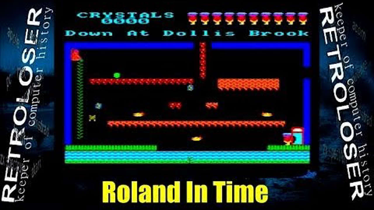 Roland In Time // amstrad cpc // gameplay // 4k