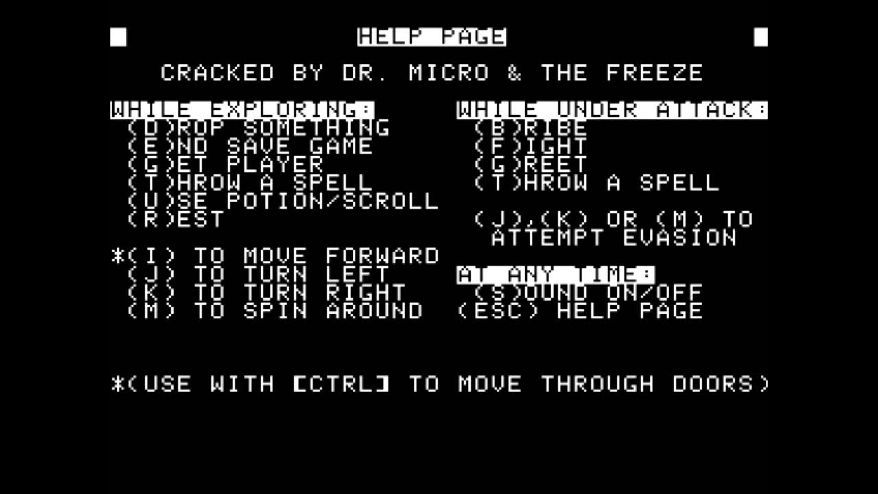 The Standing Stones for the Apple II