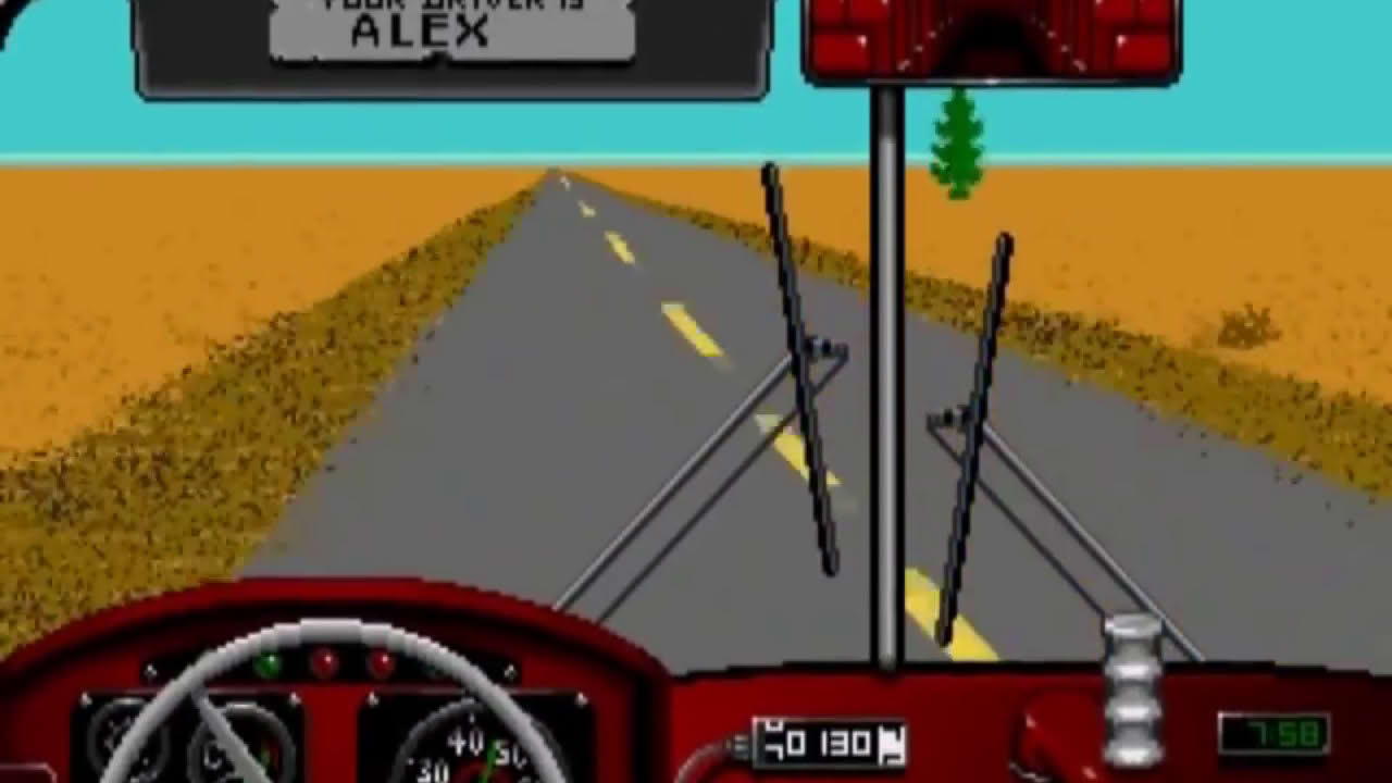 Desert Bus (Sega CD) Playthrough - NintendoComplete