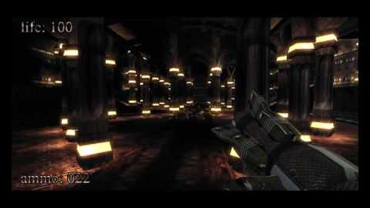 .kkrieger - The FPS Game in 96KB (Full Gameplay)