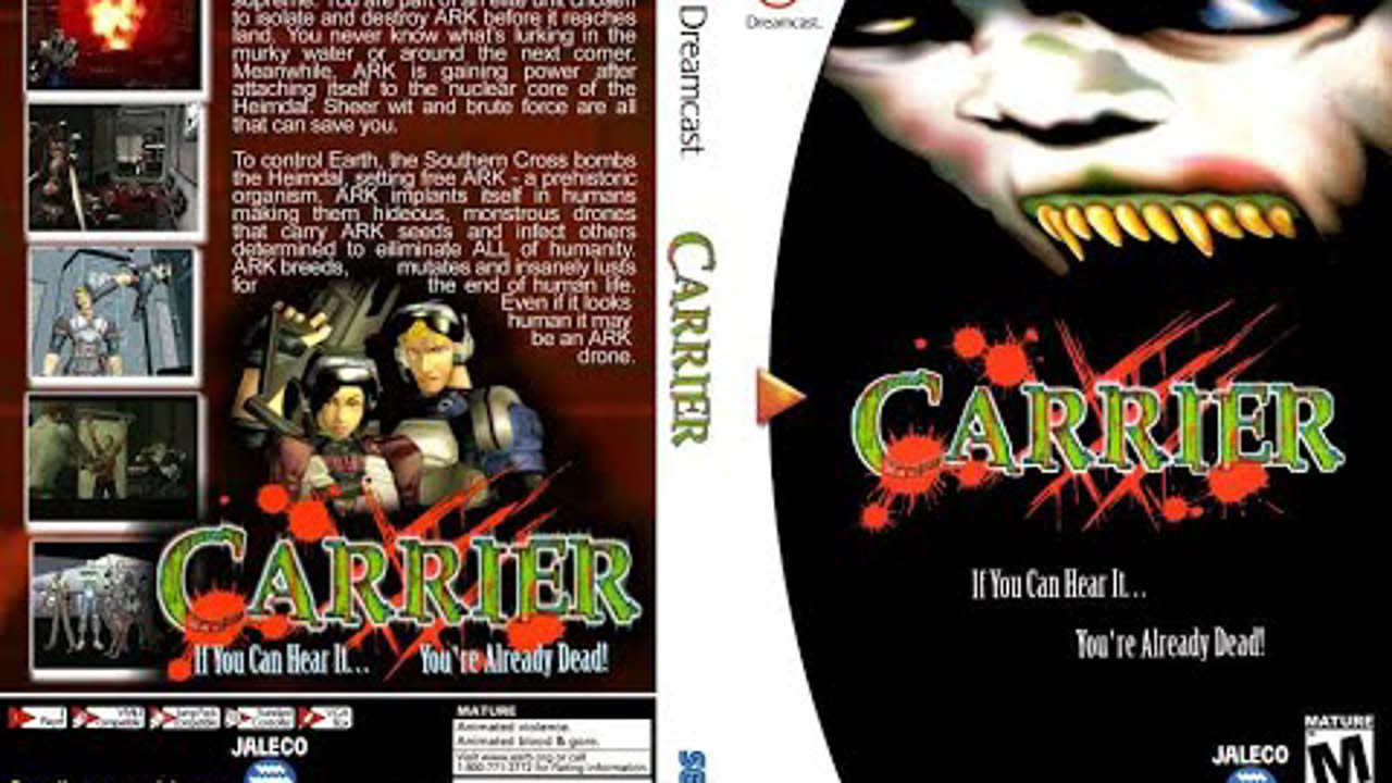 Carrier | Survival Horror | Dreamcast | 4K50 PAL Widescreen | Longplay Full Game Walkthrough