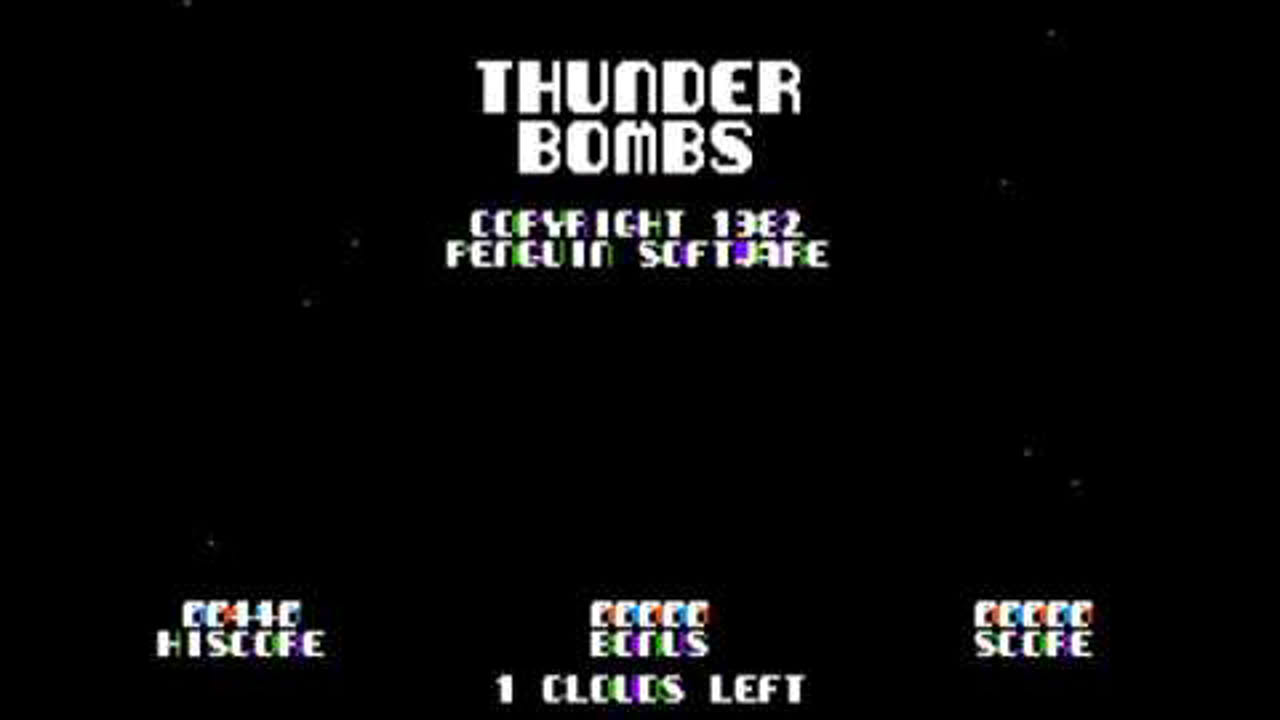 Thunder Bombs - apple ][