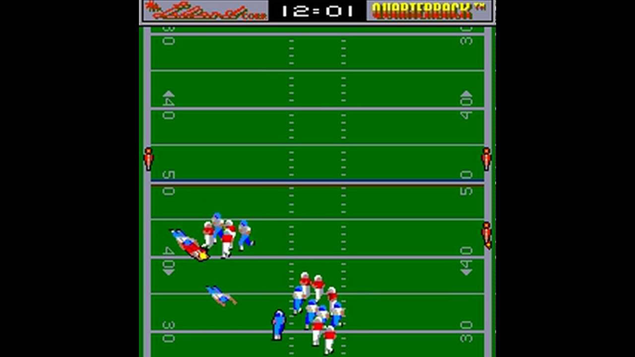 Quarterback (Leland Corp. 1987) Attract Mode 60fps