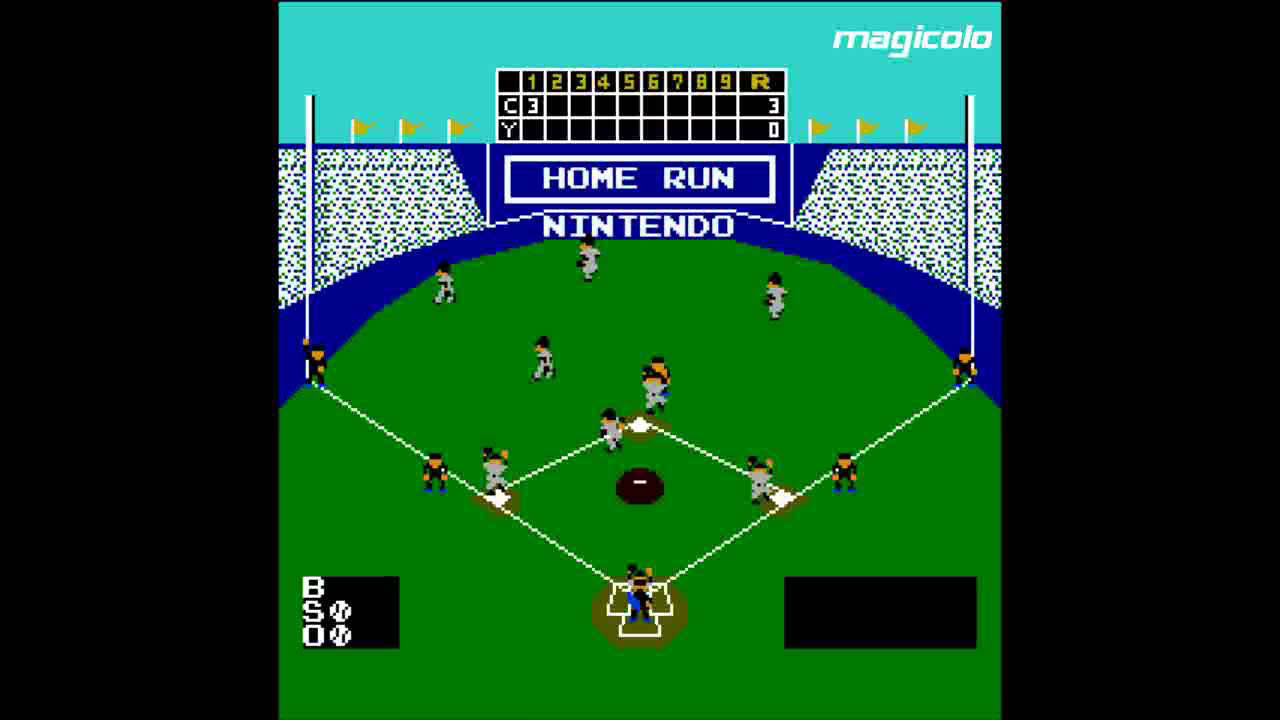 Baseball - NES 1983 Nintendo Gameplay by Magicolo